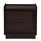 Baxton Studio Larsine Modern Brown Finished 2-Drawer Nightstand 148-8261 - alternate 3